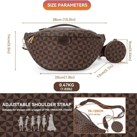 Elegant Faux Leather Crossbody Sling Bag with Adjustable Straps for Women - Picture 2 of 13